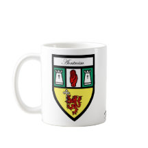 County Antrim Map & Crest Mugs