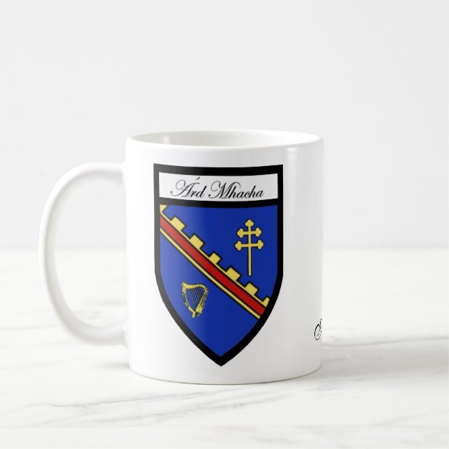 County Armagh Map & Crest Mugs (Left)