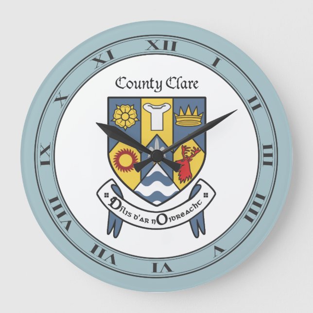 County Clare Wall Clock (Front)