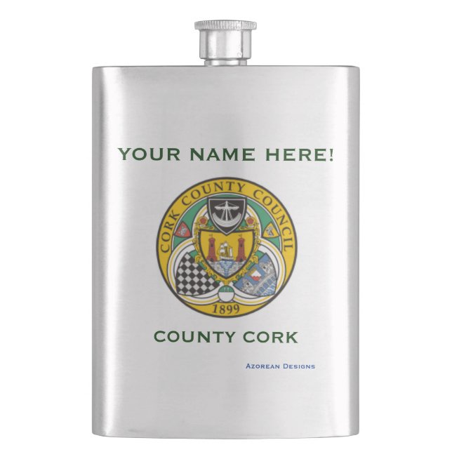 County Cork* Customizable Flask (Front)