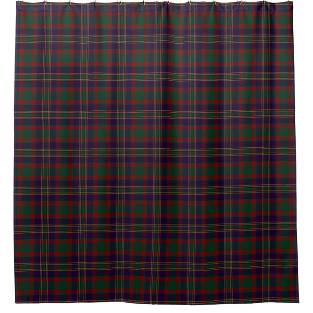 County Cork Irish Tartan Shower Curtain (Front)