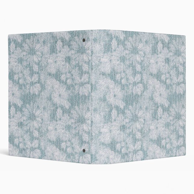 County Cottage Velvety Blue Daisy  Binder (Background)