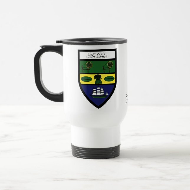 County Down Map & Crest Mugs (Left)