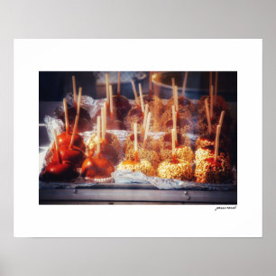County Fair Caramel Apples Poster Print