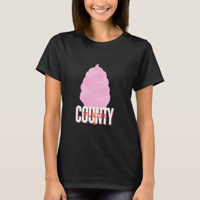 County Fair Cotton Candy Graphic for Men Women and T-Shirt (Front)