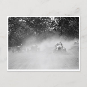 County Fair Dirt Track Races Postcard