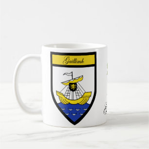 County Galway Map & Crest Mugs