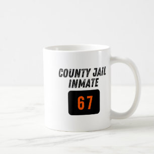 County Jail Prison Inmate 67 Halloween Funny Mens Coffee Mug