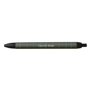 County Kerr Tartan Customizable Black Ink Pen