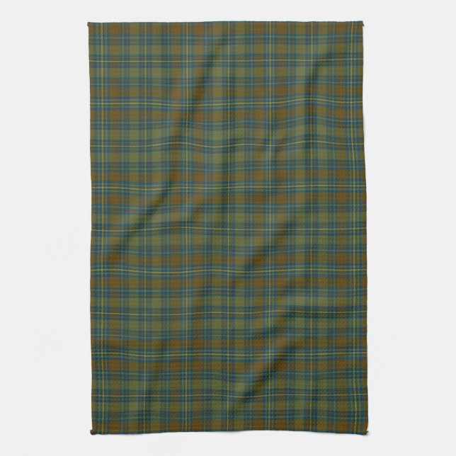County Kerry Irish Tartan Kitchen Towel (Vertical)