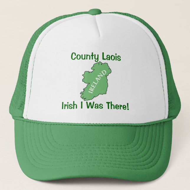 County Laois Ireland Trucker Hat (Front)