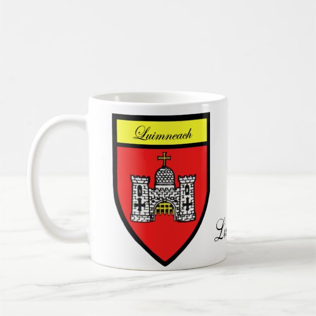 County Limerick Map & Crest Mugs (Left)