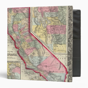 County Map Of California Binder
