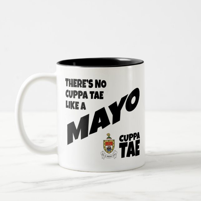County Mayo Ireland  Two-Tone Coffee Mug (Left)