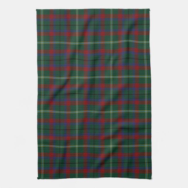 County Mayo Irish Tartan Kitchen Towel (Vertical)