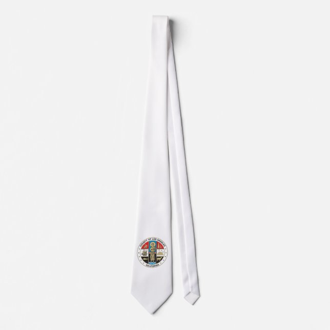 County of Los Angeles seal Tie (Front)
