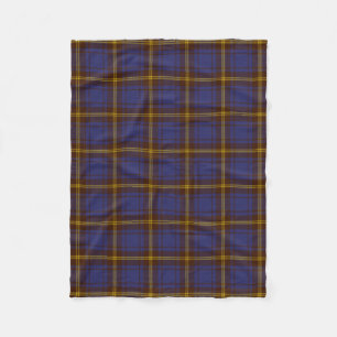County Sligo Irish Tartan Fleece Blanket