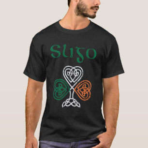 County Sligo Shamrock Ireland Flag Craic And Ceol T-Shirt