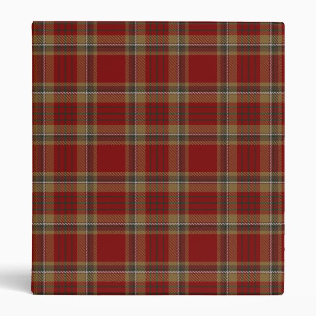 County Tyrone Irish Tartan Binder (Front)