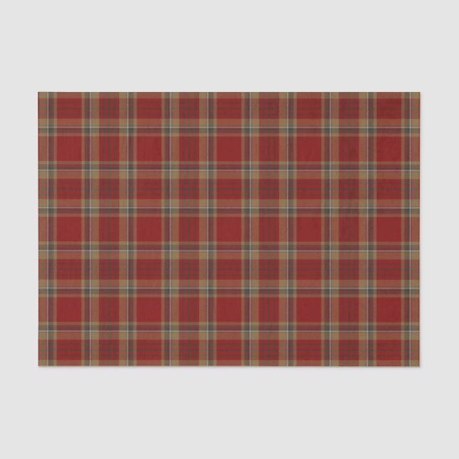 County Tyrone Irish Tartan Tissue Paper (Front)