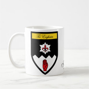 County Tyrone Map & Crest Mugs