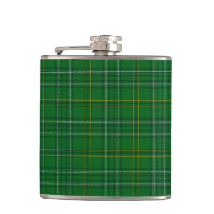 County Wexford Irish Tartan Hip Flask