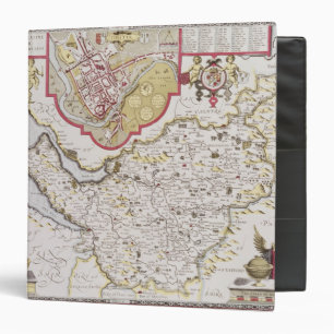 Countye Palatine of Chester, engraved by Binder
