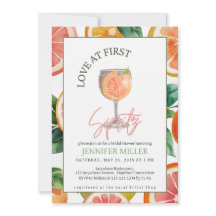 Coup de foudre au premier Spritz Invitation