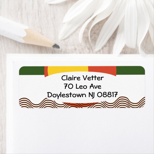 Coup de soleil Abstrait (En situation)