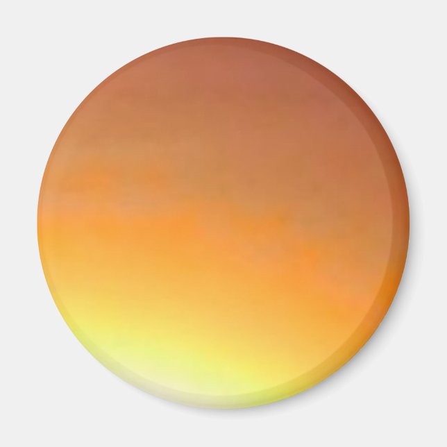 Coup de soleil orange Magnet (Devant)