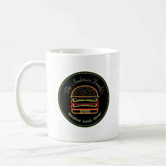 Coupe Cheeseburger de café Mug Diner en famille