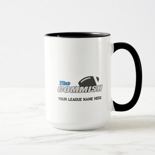 Coupe Commish Coffee Mug Custom Ajouter Nom de la  (Droite)