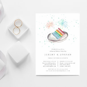 Coupe d'amour Invitation au dîner de répétition