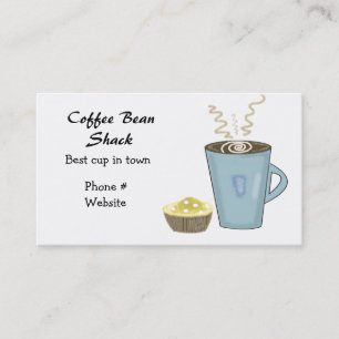 Coupe De Café Et Carte de visite De Muffin