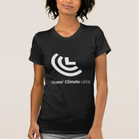 Coupe de dames de T-shirt de noir de logo de CCL