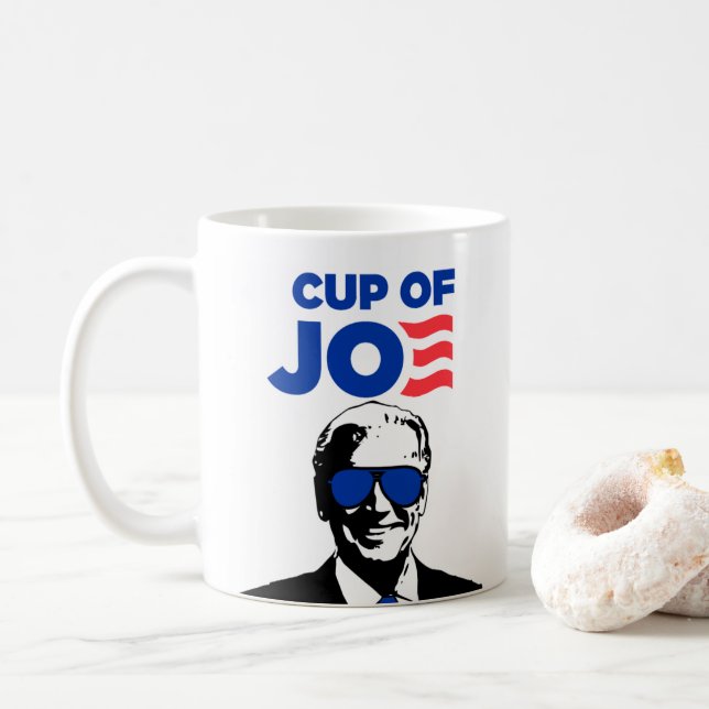 Coupe De Joe Biden 2024 Mug De Café (Avec donut)