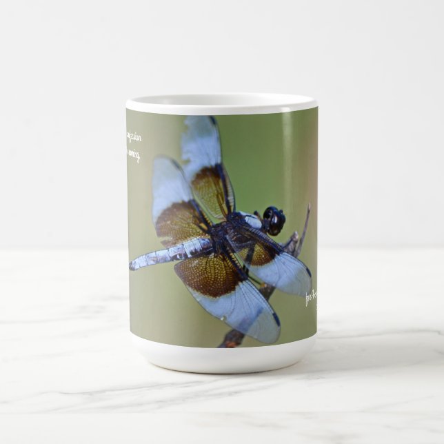 Coupe de Mug de la libellule bleue (Centre)