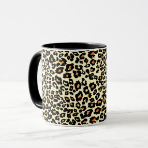 Coupe de Mug Empreinte de léopard vintage