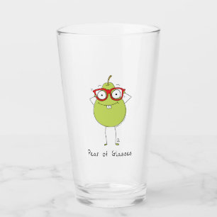 Coupe de soda de verre cute et amusante