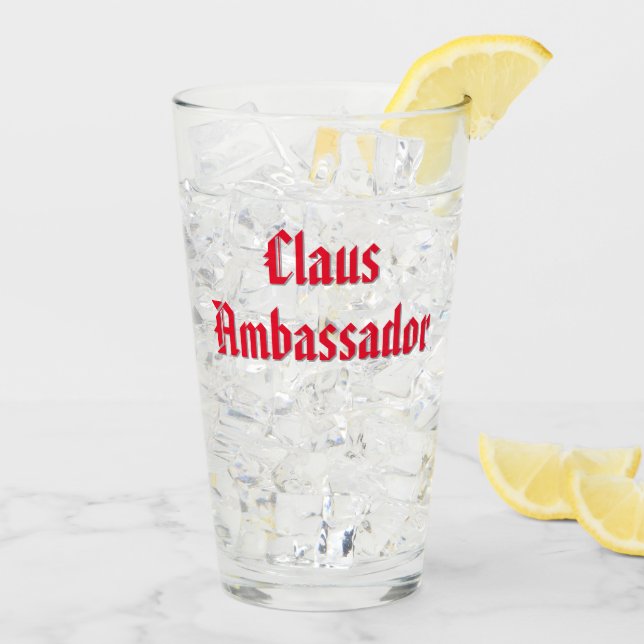Coupe de verre - Claus Ambassadeur (Dos glace)