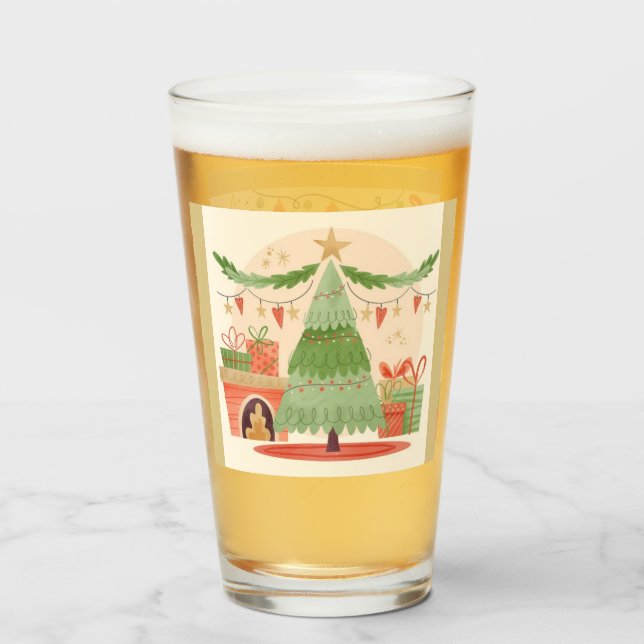 Coupe de verre de noël (Dos (rempli))