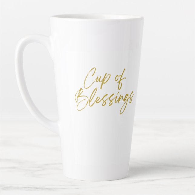 Coupe des Bénédictions Tall Latte Mug (Gauche)
