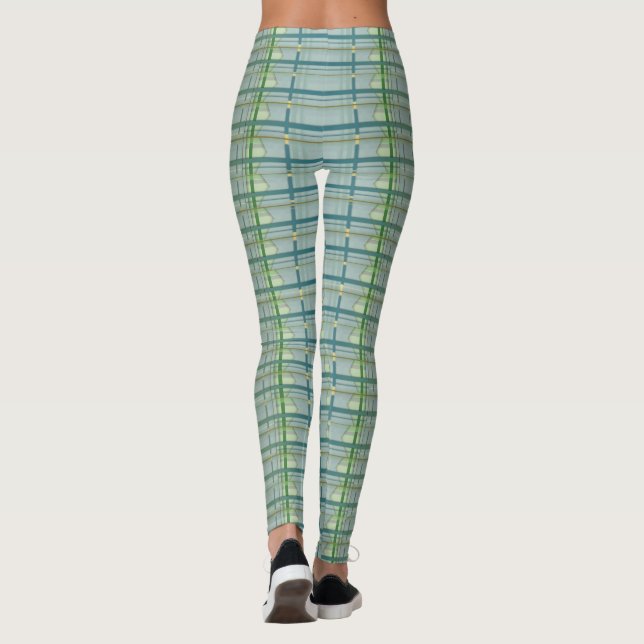 Coupe douce Tartan 1 Leggings revisité (Dos)