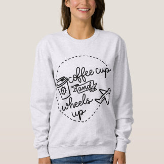 Coupe du café et roues en haut