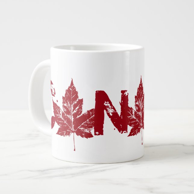Coupe du Canada Jumbo Coupe du Cool de la Mug Retr (Devant gauche)