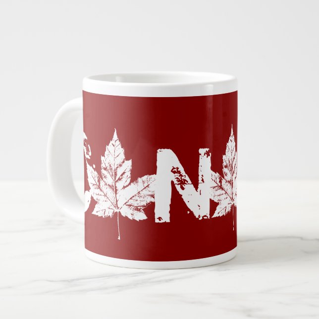 Coupe du Canada Jumbo Coupe du Cool de la Mug Retr (Devant gauche)