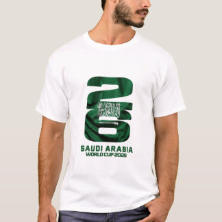 Coupe du Monde d'Arabie Saoudite 2026 - T-shirt po