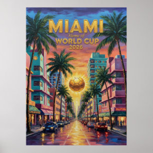 Coupe du Monde de Football Miami Art Déco 2026 Oce