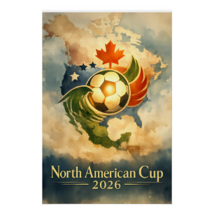 Coupe du Monde USA MX CA Beaux-Arts Art Mural 