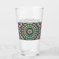 Coupe en verre aux couleurs italiennes